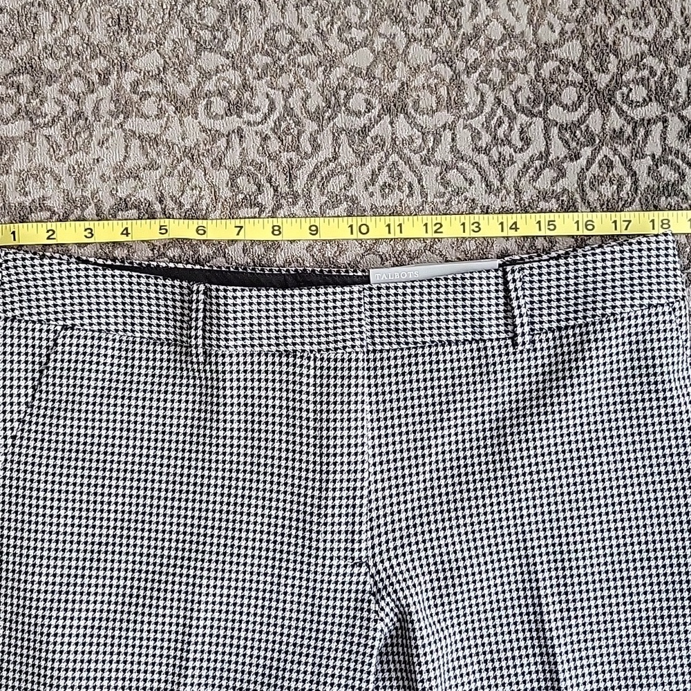 NWT Talbots Hampshire Ankle Pants - Houndstooth Size 14P - Picture 14 of 14